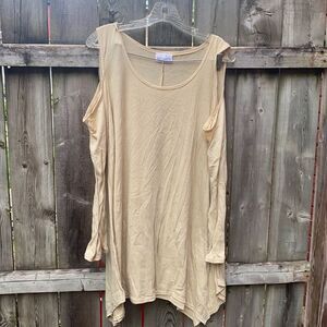 Hot Ginger cold shoulder tunic sz. 3X